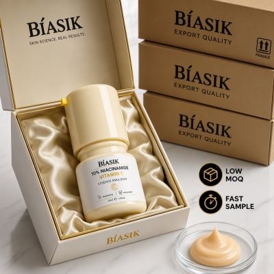 BÍASIK 10 Niacinamide + Vitamin C Essence Emulsion